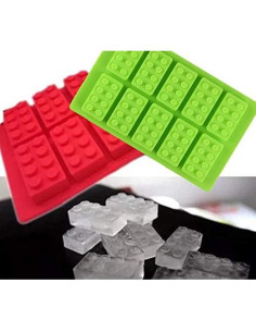 Bandeja de Hielo Silicona i Kito Lego 19x12 cm - 2 Piezas 2