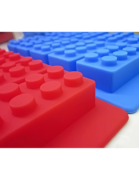 Bandeja de Hielo de Silicona i Kito 19x12 cm Rojo