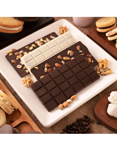 Moldes de Chocolate Silicona CLUEWR 4 Piezas Antiadherentes