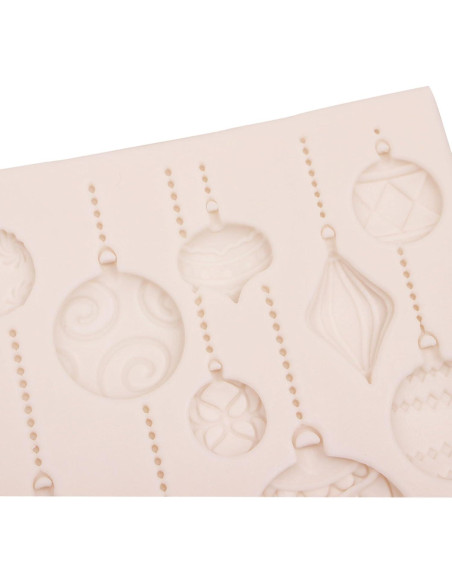 Molde de Silicona Globo Aerostático Navidad WK-29 10.5cm