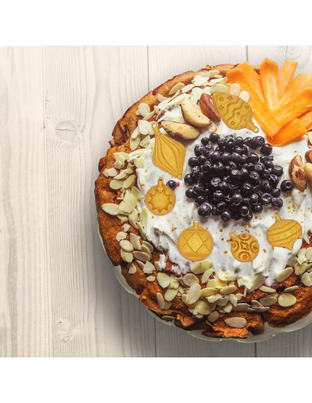 Molde de Silicona Globo Aerostático Navidad WK-29 10.5cm