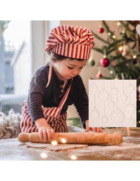 Molde de Silicona Globo Aerostático Navidad WK-29 10.5cm