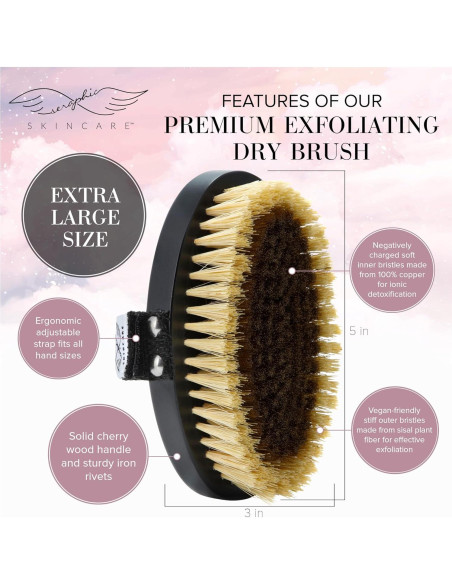 Cepillo Corporal Exfoliante Seraphic Skincare - Piel Suave