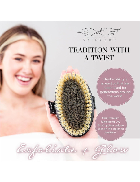 Cepillo Corporal Exfoliante Seraphic Skincare - Piel Suave