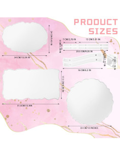 Juego de Moldes de Silicona Hoolerry para Resina - 5 Piezas 2