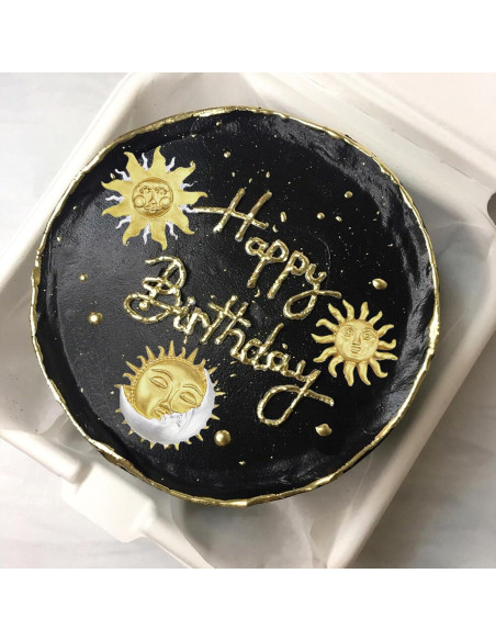 Molde de Silicona para Fondant Sol y Luna Heyiminy Rosa