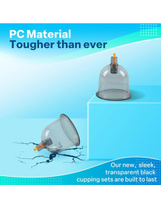 Kit de Ventosas Eambond 32 Copas y Bomba para Masaje 2