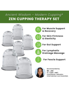 Juego de Ventosas de Silicona Lure ZEN 6 Piezas Masaje 2