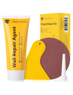 Kit de Reparación de Paneles de Yeso Bates - 4 Piezas, 120g
