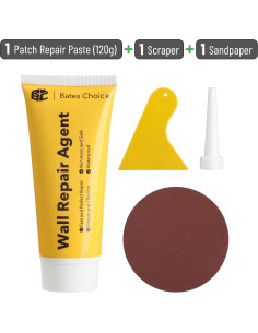 Kit de Reparación de Paneles de Yeso Bates - 4 Piezas, 120g 2