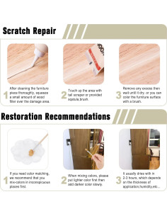 Kit de Reparación de Muebles de Madera CHUKCHI 28 Piezas 2