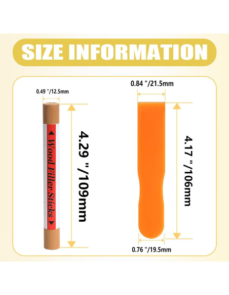 Kit de Barras de Relleno de Madera XLWJBES - 20 Colores