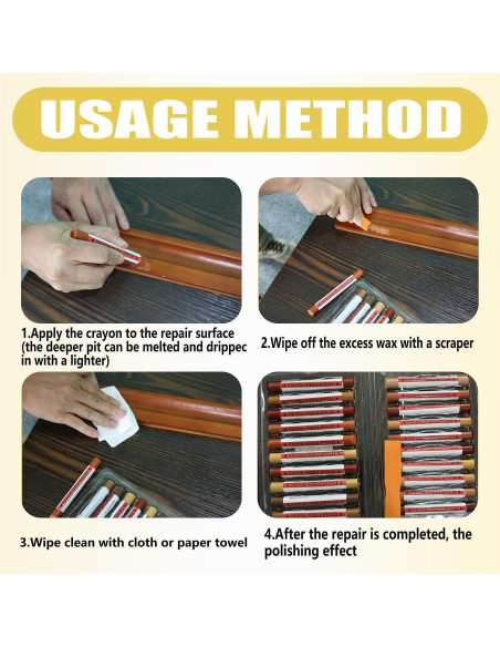 Kit de Barras de Relleno de Madera XLWJBES - 20 Colores