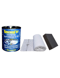 Kit de Reparación Techo RV Rexoseal - Sellador Impermeable 1L