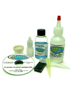 Kit de Reparación Plastex Estándar 30g Plástico Fibra Madera