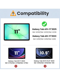 Protector de Pantalla MoKo 3 Paquete para Samsung Tab A11+ 11" 2