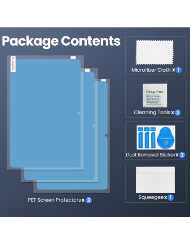 Protector de Pantalla MoKo 3 Paquete para Samsung Tab A11+ 11"