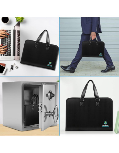 Organizador de Documentos a Prueba de Fuego QLYNUDO A4 13 Bolsillos