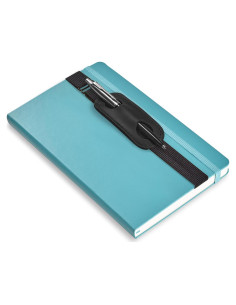 Soporte de Bolígrafo de Cuero MAKYN Ajustable Negro 7.1x12.2 cm