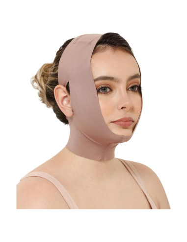Faja Mentonera CURVEEZ Post Cirugía Facial Compresión