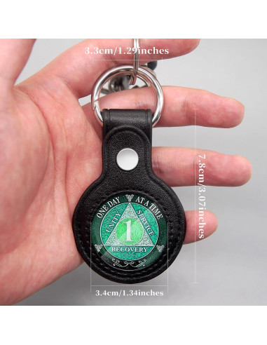 Llave de Monedas ForFine Doble Cara Cuero Premium 40 mm