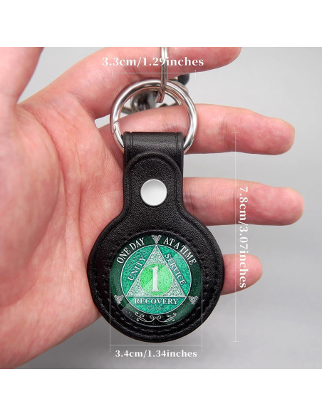 Llave de Monedas ForFine Doble Cara Cuero Premium 40 mm