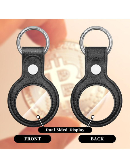 Llave de Monedas ForFine Doble Cara Cuero Premium 40 mm