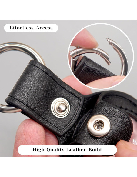 Llave de Monedas ForFine Doble Cara Cuero Premium 40 mm