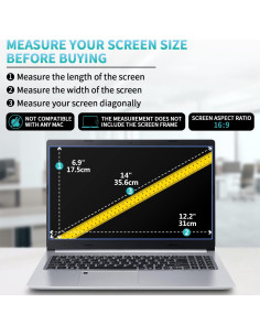 Protector de Pantalla Antirreflejo F FORITO 14" para Laptop 2