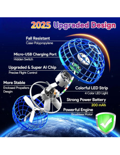 Bola Voladora Orbital DONGGUAN TSM006 Azul, Juguete Flotante LED 2