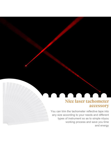 Cinta Reflectante Tacómetro Sinmoe 20 Piezas 10x200mm