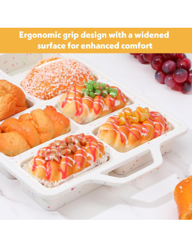 Molde de Silicona Antiadherente Meyeyaia 2 Pcs 8 Cavidades