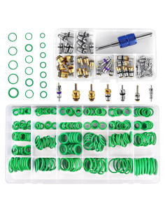 Kit de Reparación A/C FANOVO 270pcs O-Rings y 40pcs Núcleos