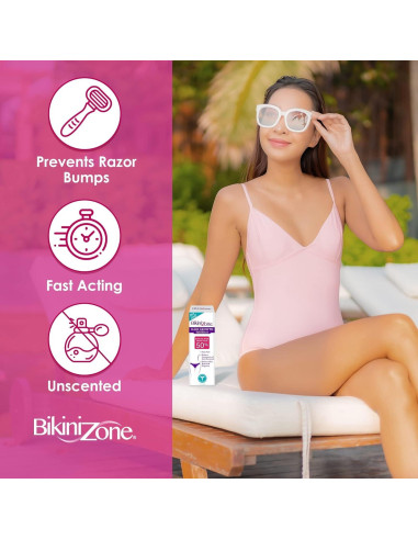 Crema Inhibidora de Vello Bikini Zone 28.35 g - Hidratante