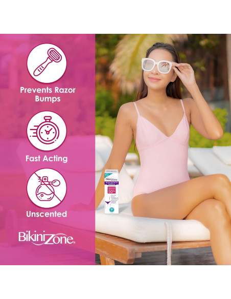 Crema Inhibidora de Vello Bikini Zone 28.35 g - Hidratante Crema Inhibidora de Vello Bikini Zone 28.35 g - Hidratante