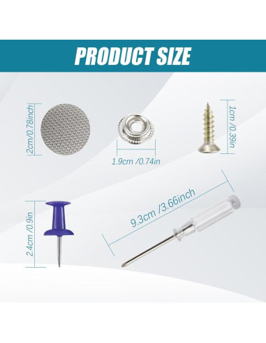 Kit de Reparación de Techo de Coche Kutyun - 24 Botones y Herramientas