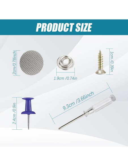 Kit de Reparación de Techo de Coche Kutyun - 24 Botones y Herramientas