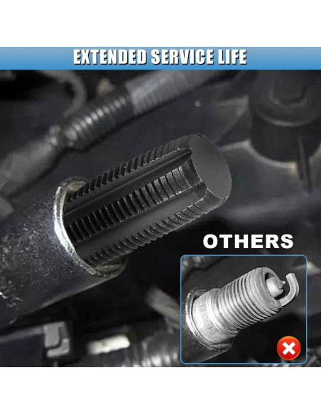 Kit de reparación de roscas de bujía GAOLAOSY M14 4 insertos