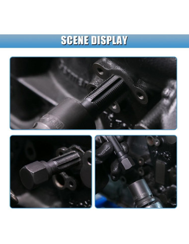Kit de reparación de roscas de bujía GAOLAOSY M14 4 insertos