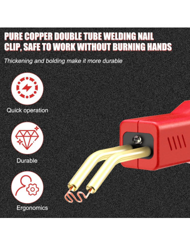 Kit de Soldador de Plástico Sandfren para Automóviles 200PCS