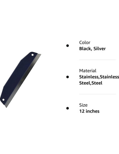 Guardia de Recorte de Pintura Edward Tools 30.48 cm Acero Inoxidable