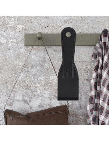 6 Cuchillos de Masilla Plásticos Gosknor 17.8x5cm Negro