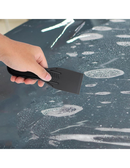 6 Cuchillos de Masilla Plásticos Gosknor 17.8x5cm Negro