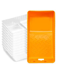 Forros de Bandeja de Pintura 4" Mister Rui - 10 Piezas Desechables