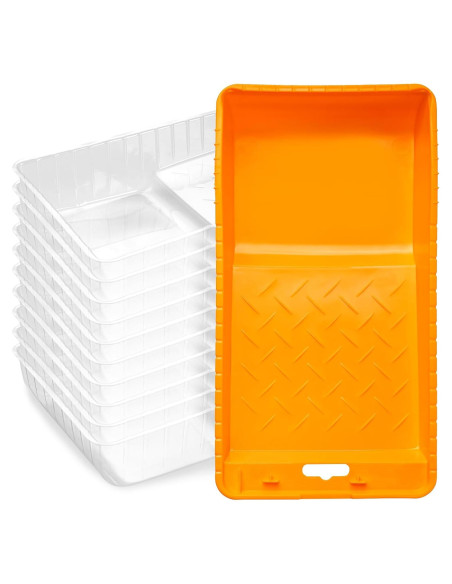 Forros de Bandeja de Pintura 4" Mister Rui - 10 Piezas Desechables