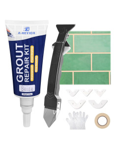 Kit de Reparación de Lechada A-HEYIDA 180g Beige 3 en 1