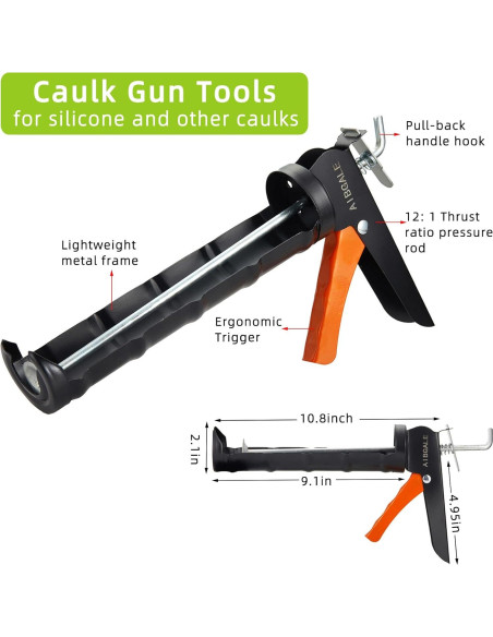 Kit de Sellado AIBGALE con 2 Selladores de Silicona 20 oz