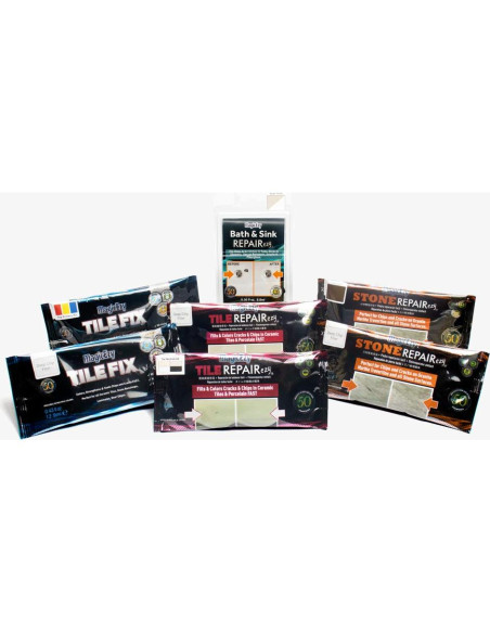 Kit de Reparación MagicEzy para Baños y Lavabos - Beige y Blanco