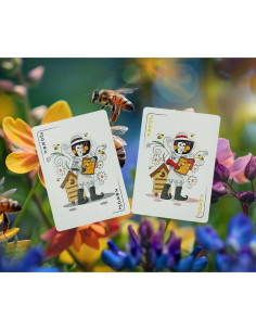 Baraja de Naipes de Apicultor Shuffled Ink - Póker Temático de Abejas 2