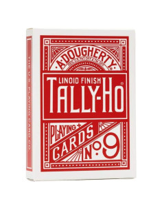 Baraja de Cartas Tally Ho Fan Back Roja o Azul - 99.9g